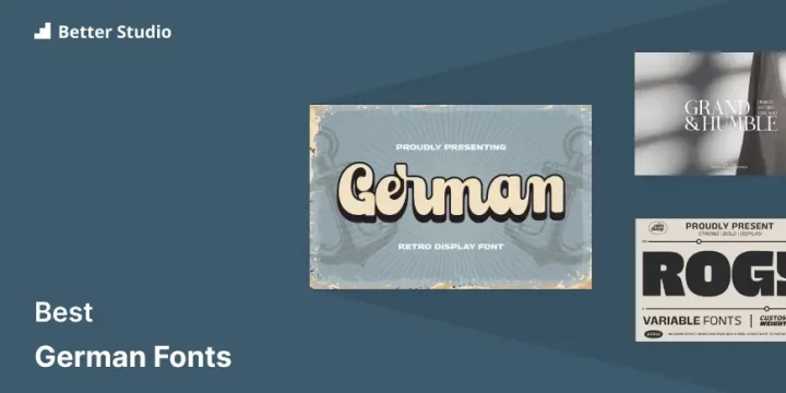 15 Best German Fonts 🏆 Take your designs to the next level!