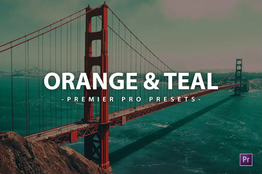 Orange & Teal Premier Pro Video Presets - 