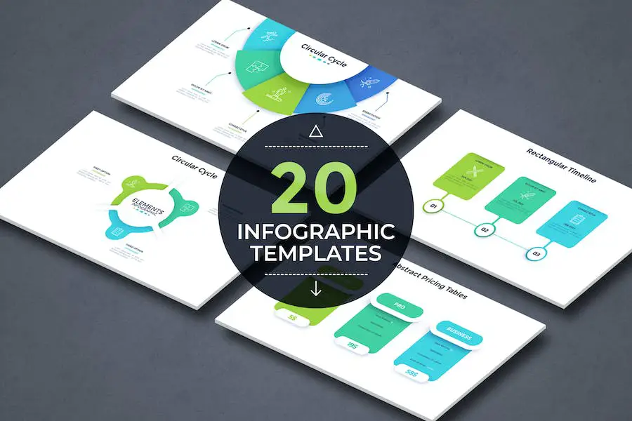 20 Infographic Templates v.13 - 