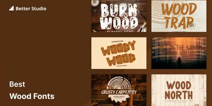 19 Best Wood Fonts 🪵 Free and Premium Selections!