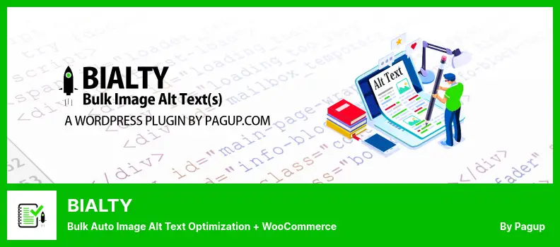BIALTY Plugin - Bulk Auto Image Alt Text Optimization + WooCommerce