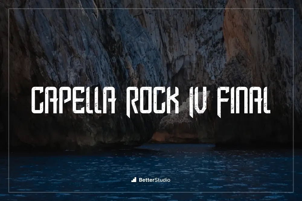 Capella Rock IV Final - 