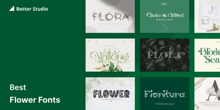 Discover the Top 31 Flower Fonts for Graphic Design 🌸