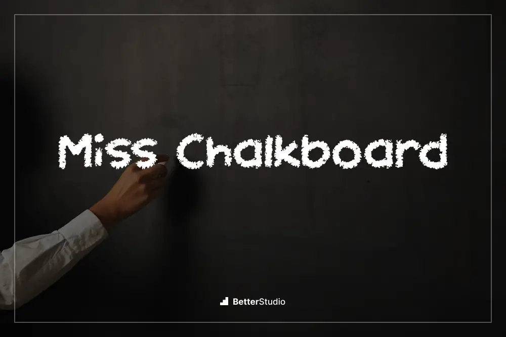 Miss Chalkboard - 