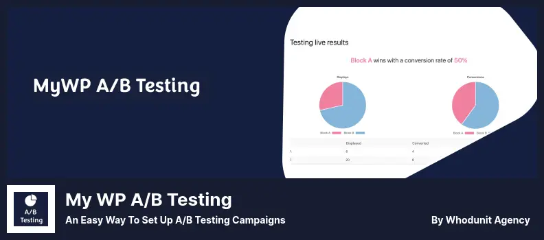 My WP A/B Testing Plugin - An Easy Way To Set Up A/B Testing Campaigns