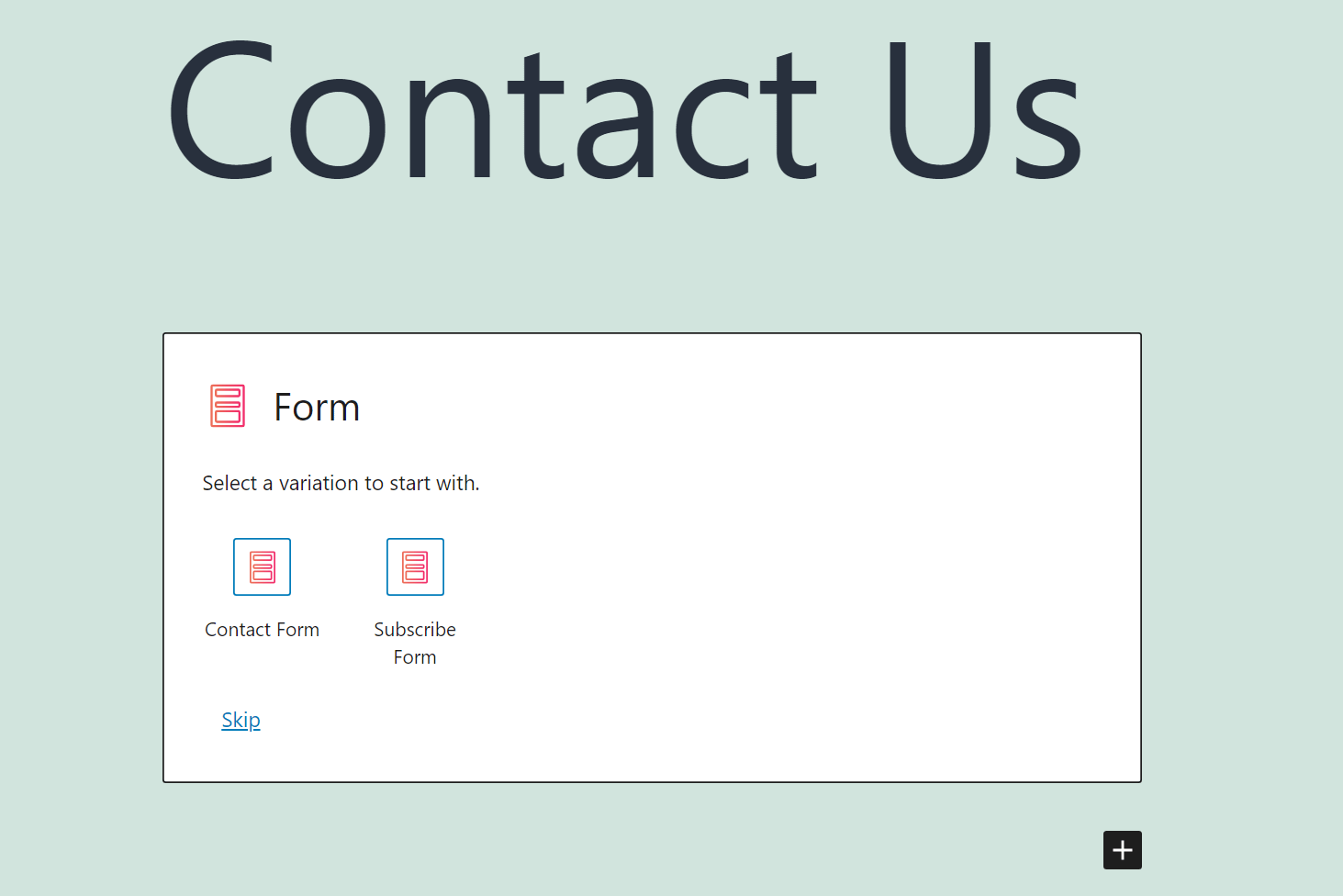 How to add a contact form in WordPress using Otter Blocks.