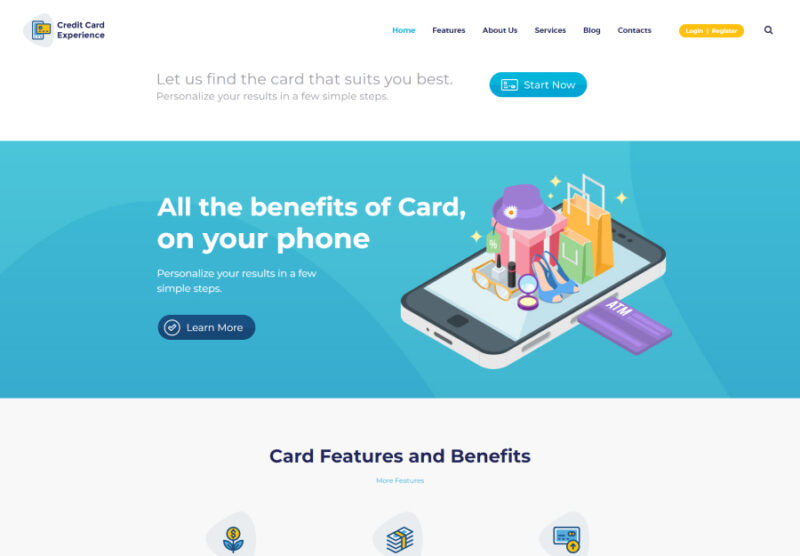 Credit Card Experience theme
