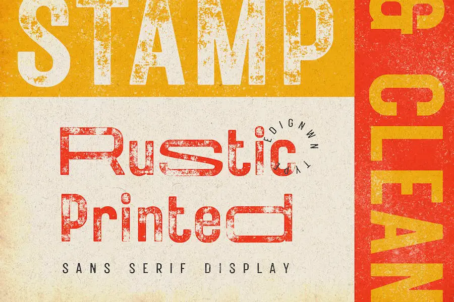 Rustic Printed - 