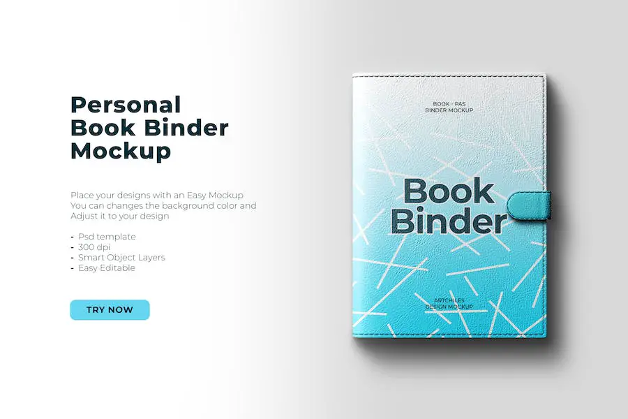 Book Binder Mockup - 