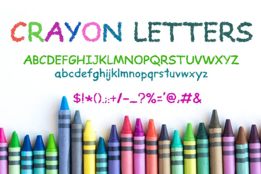 Crayon Letters - 