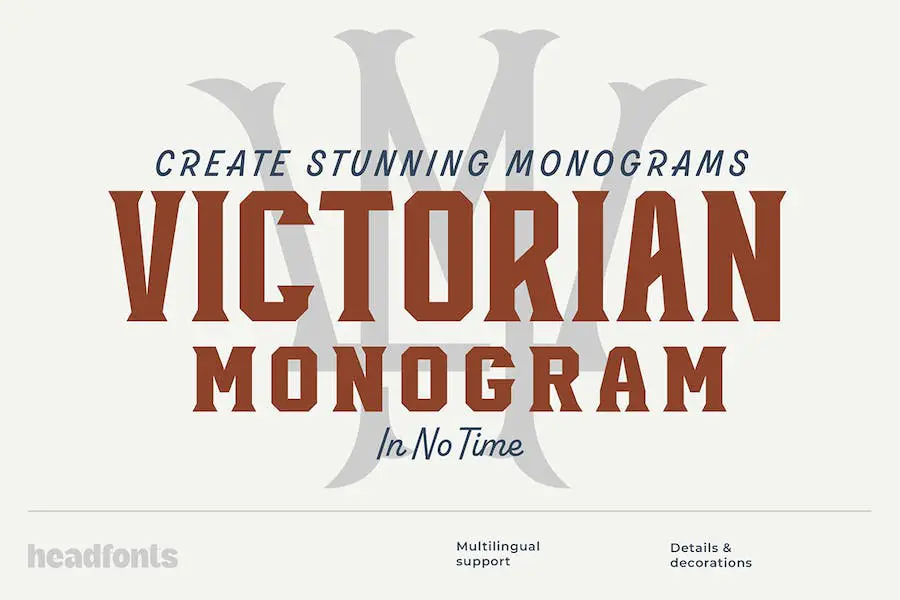 Victorian Monogram - 