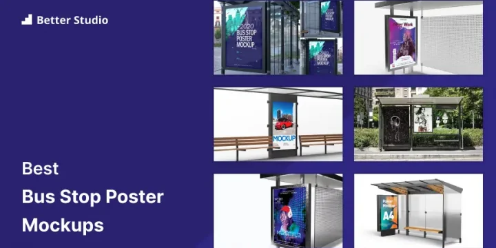 15 Best Bus Stop Poster Mockups 🚌🛑 2023 (Free & Premium)