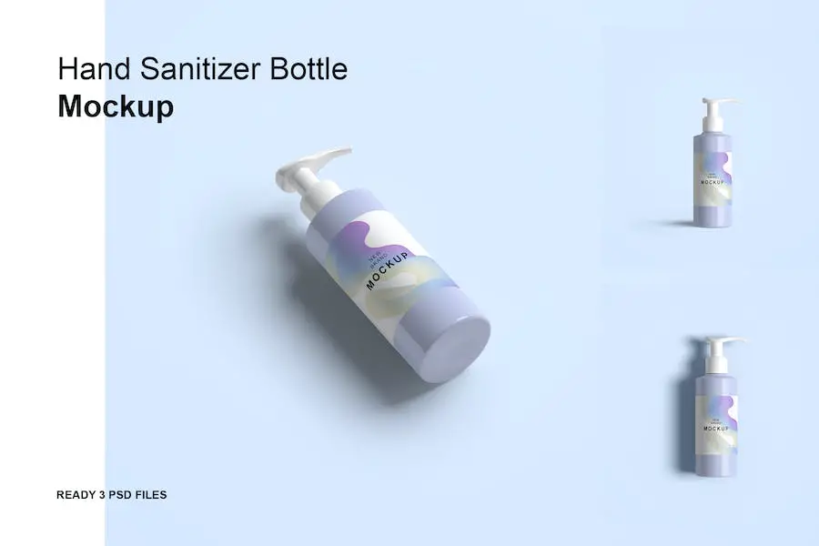 Hand Sanitizer Bottle Mockup - 