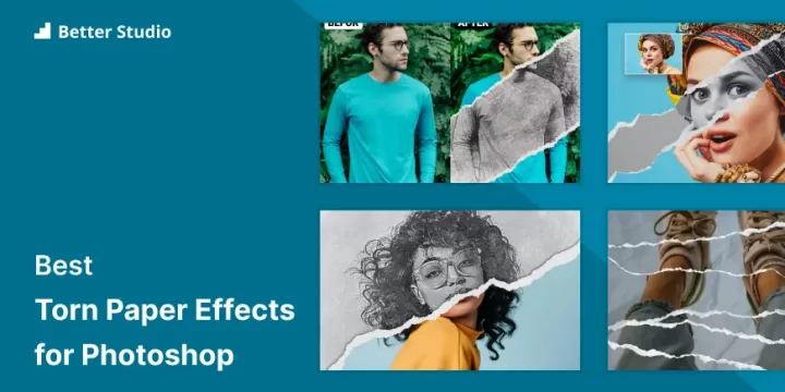 18 Best Torn Paper Effects for Photoshop 📃 (Free & Premium)