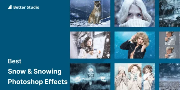 20 Best Snow & Snowing Photoshop Effects ❄☃ (Free & Premium)