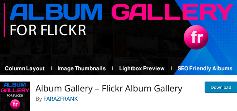 Flickr Album Gallery - Flickr WordPress Plugin