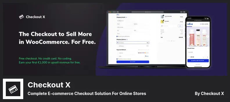 Checkout X Plugin - Complete E-commerce Checkout Solution for Online Stores