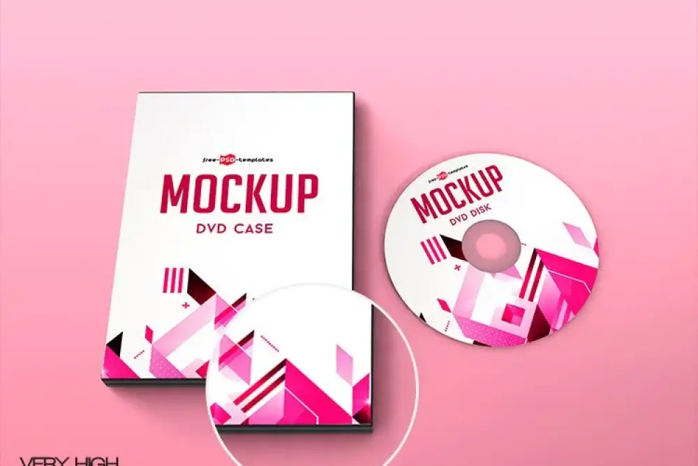 FREE DVD CASE MOCK-UP IN PSD - 