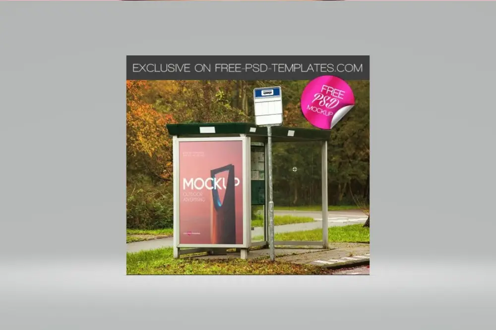 FREE OUTDOOR ADVERTISING MOCK-UP IN PSD - 