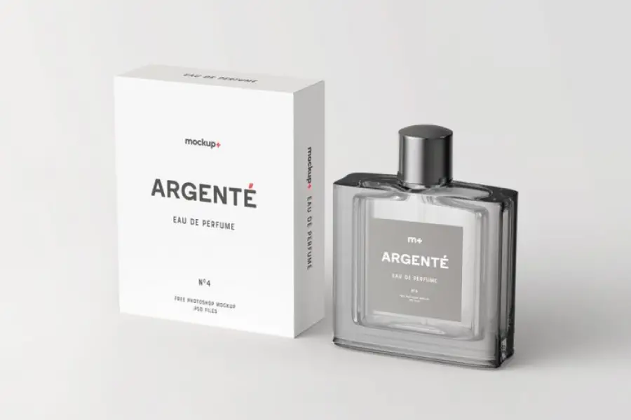 Perfume Box Mockup Template - 