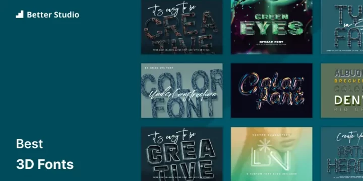 Get Inspired with 27 Stunning 3D Fonts 2023 (Free & Premium) 👓