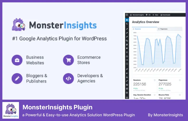 MonsterInsights Plugin - a Powerful & Easy-to-use Analytics Solution WordPress Plugin