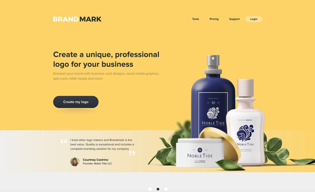 Brand mark logo maker