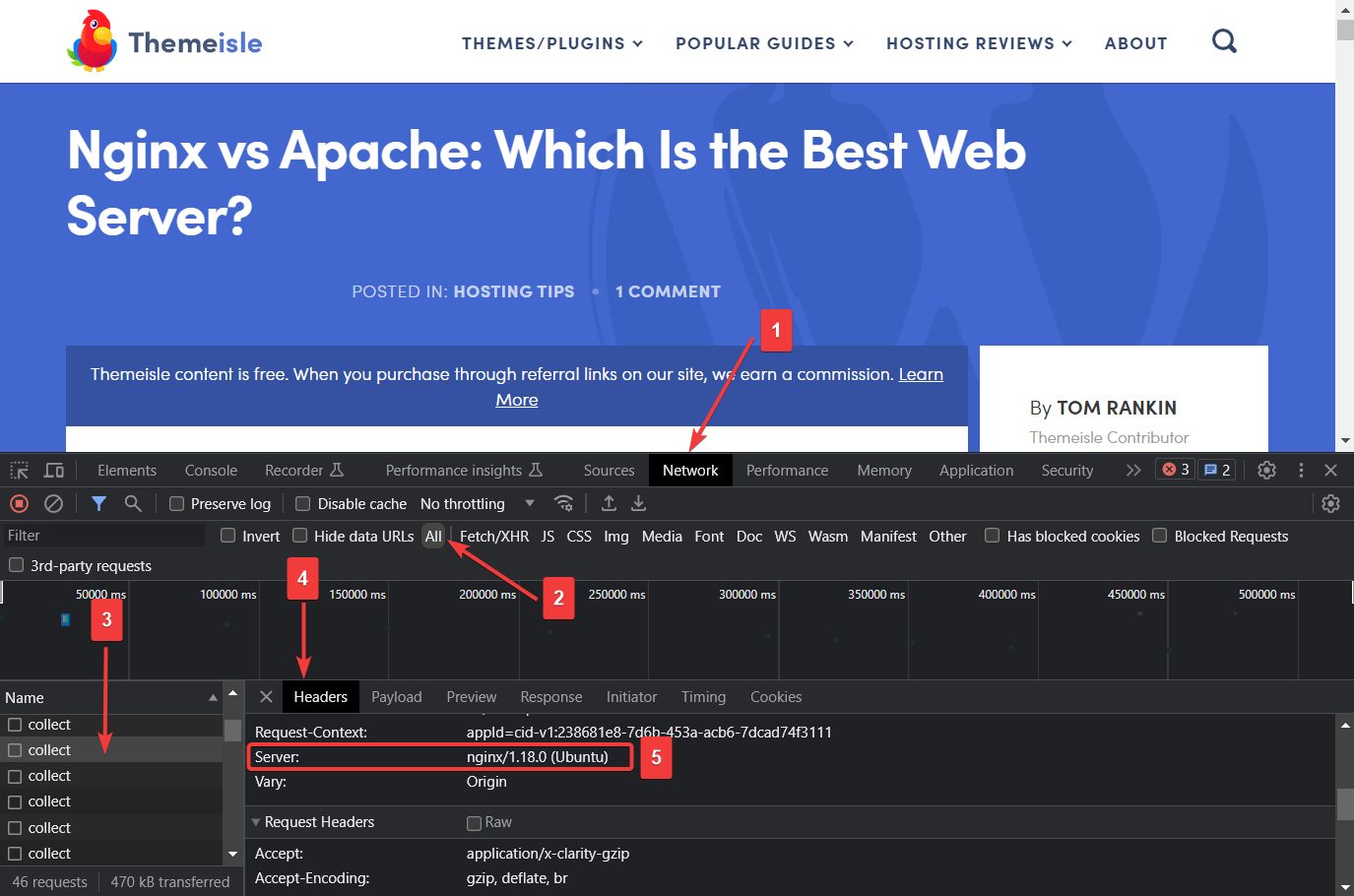 Find if your site is using NGINX or Apache.