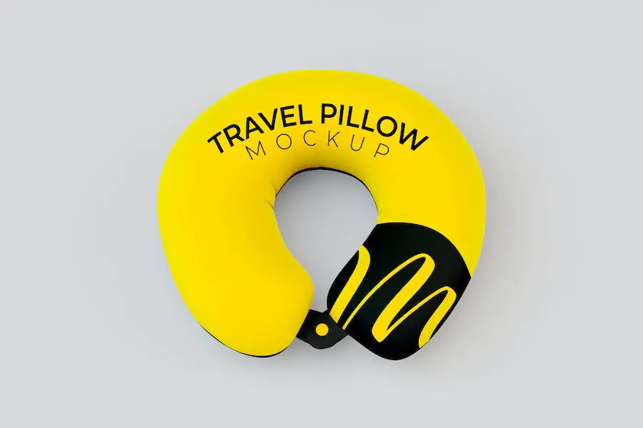 Travel Pillow Mockup - 