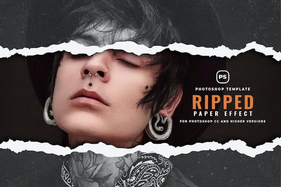 Ripped Paper Effect - 