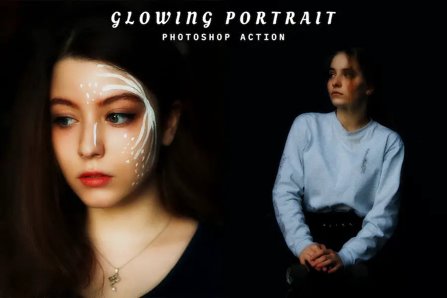Glowing Portrait - Photoshop Action - 
