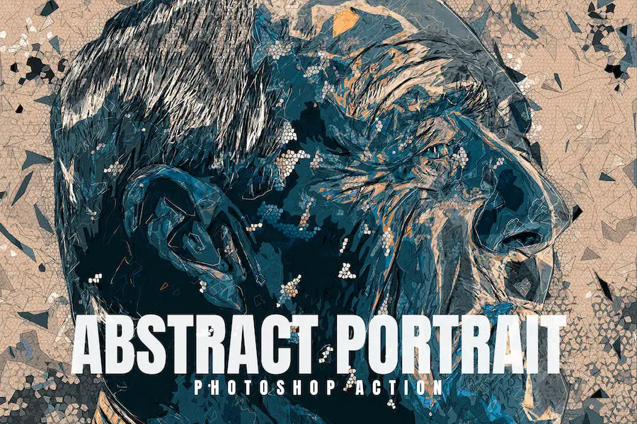 Abstract Portrait - Photoshop Action - 
