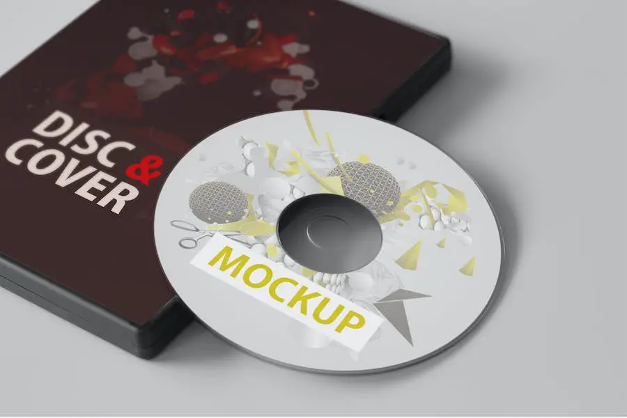 CD/DVD Disc & Cover Mockups - 