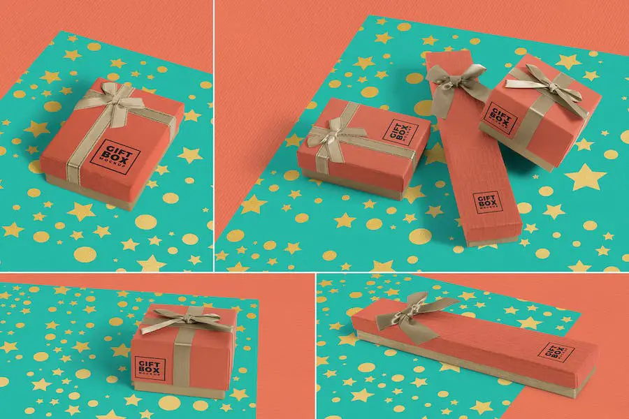 Gift Box Mockups - 