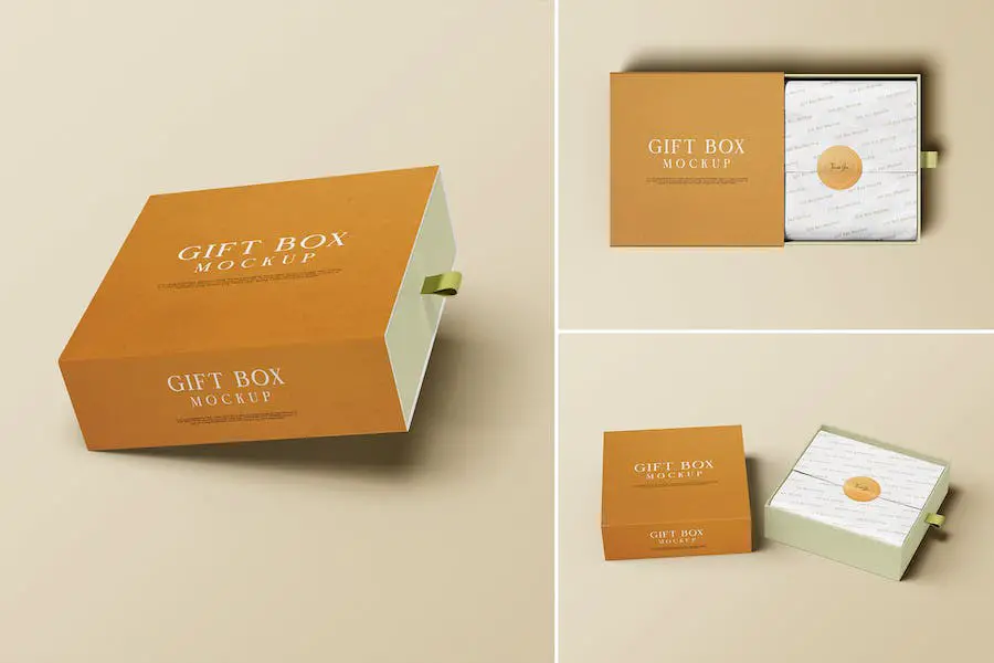 Gift Box Mockup - 