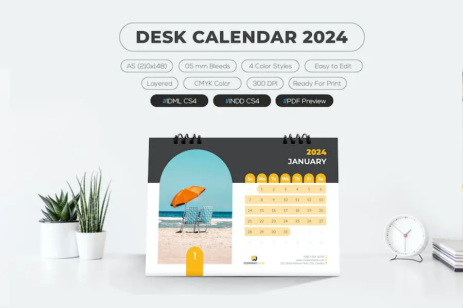 Desk Calendar 2023 - 