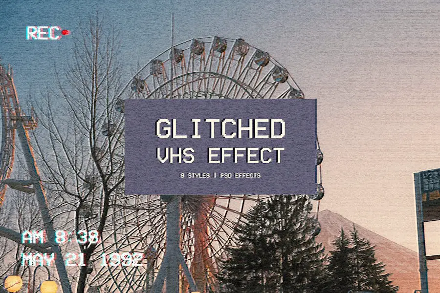 Glitched VHS Effect - 