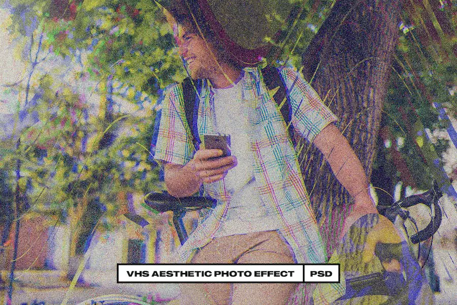 VHS Aesthetic Photo Effect - 