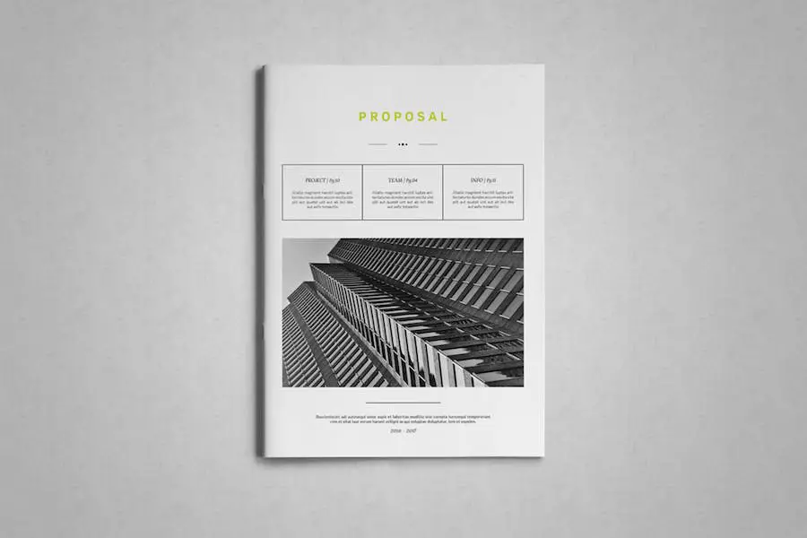 Indesign Business Proposal Template - 