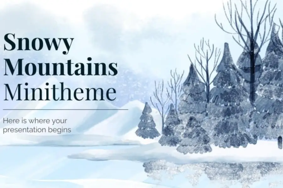 Snowy Mountains Minitheme - 