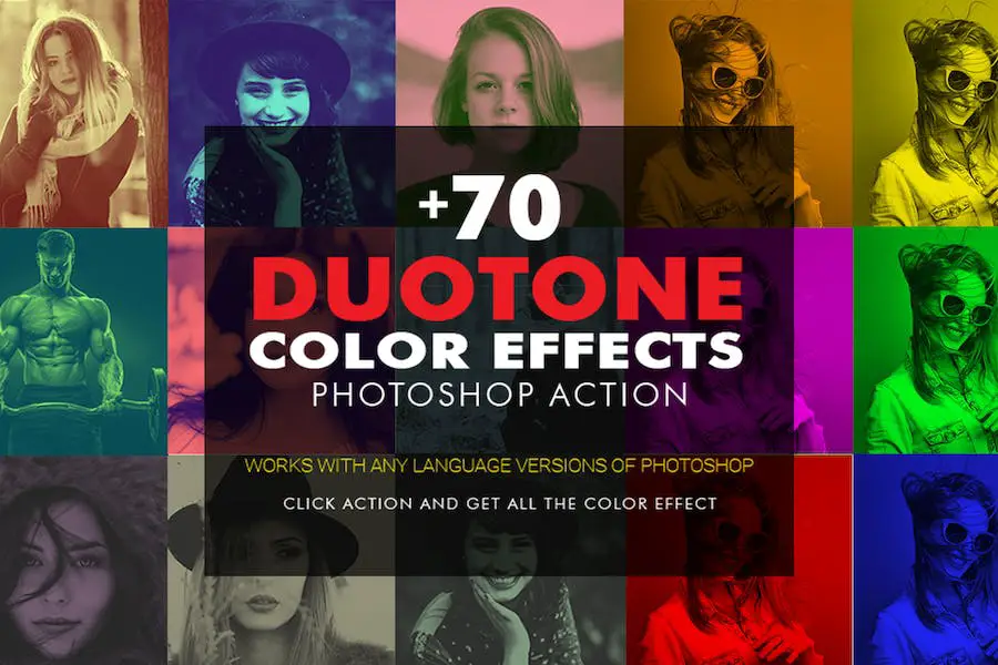 Duotone Photoshop Action - 