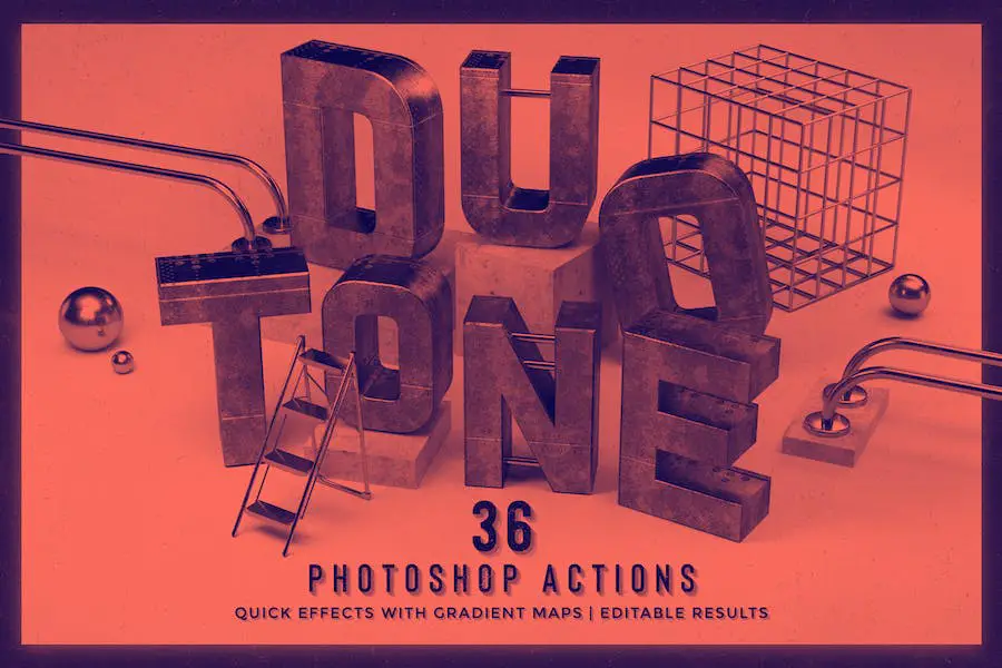 Duotone Photoshop Actions - 