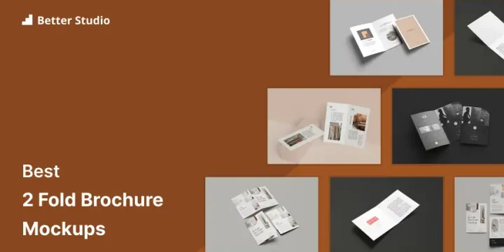 18 Best 2 Fold Brochure Mockups 📰 2023 (Free & Premium)