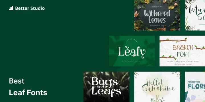 20 Best Leaf Fonts 🍃 2023 (Free & Premium)