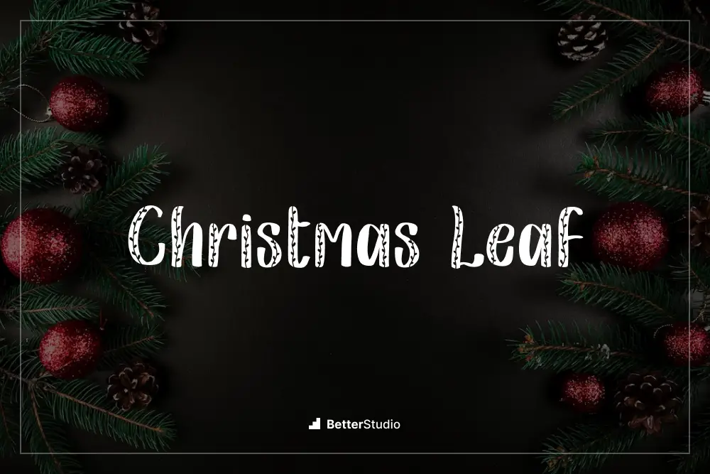 Christmas Leaf - 