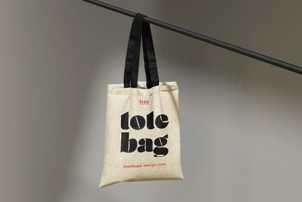 Free canvas bag mockup - 