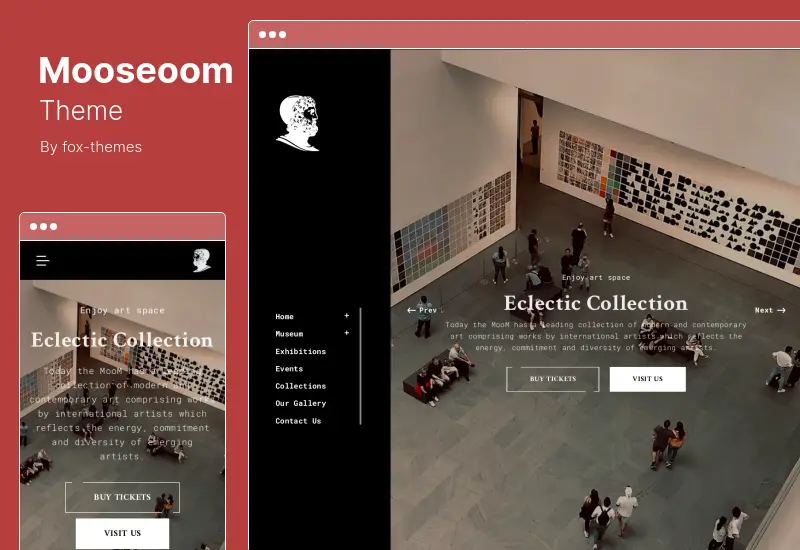 Mooseoom Theme - Art Gallery, Museum  Exhibition WordPress Theme