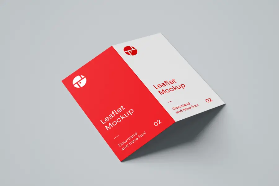 2-Fold Brochure PSD Mockup - 