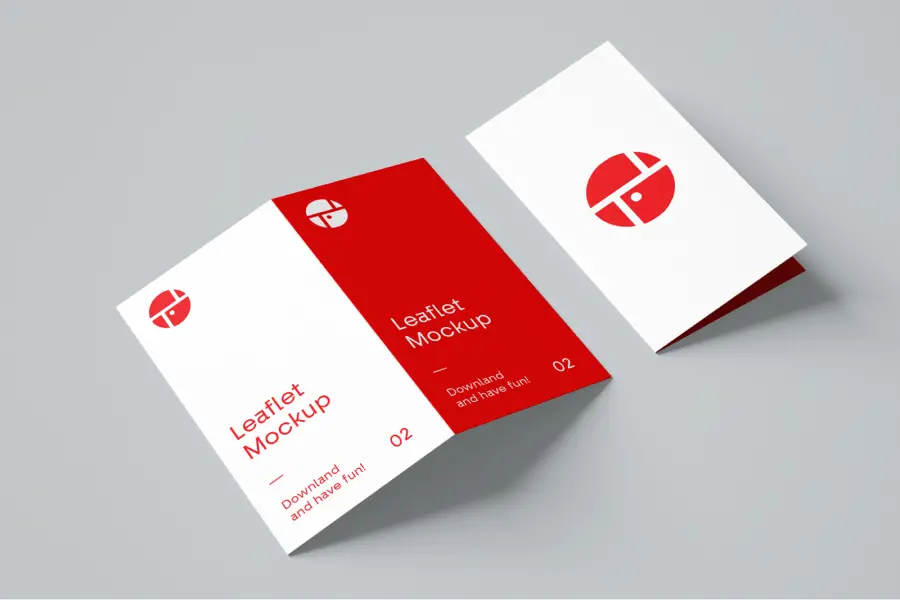2-Fold Brochure Mockup - 