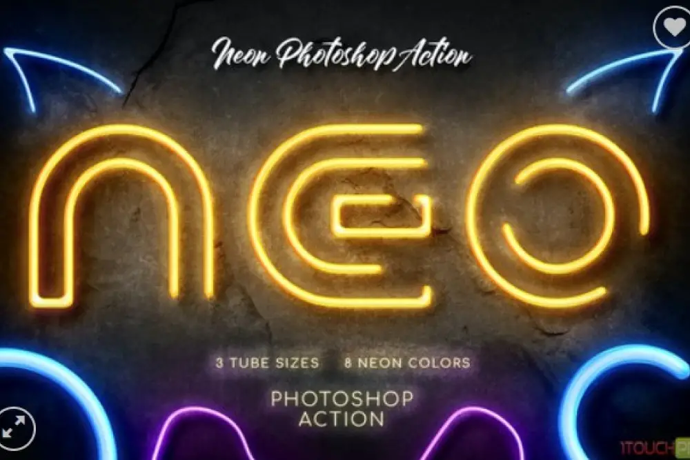 Neon Photoshop Action - 